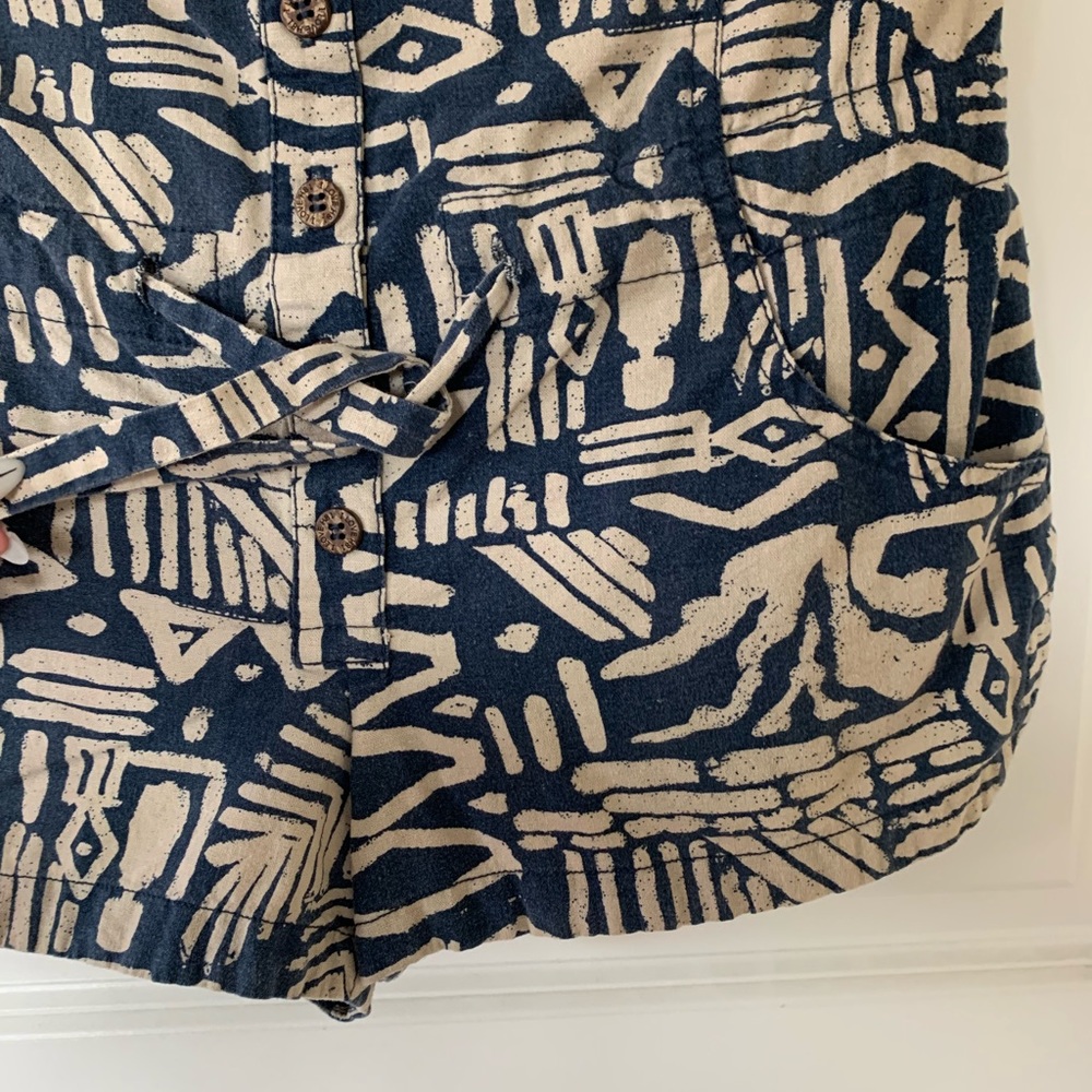 Forever21 Geometric Print Romper